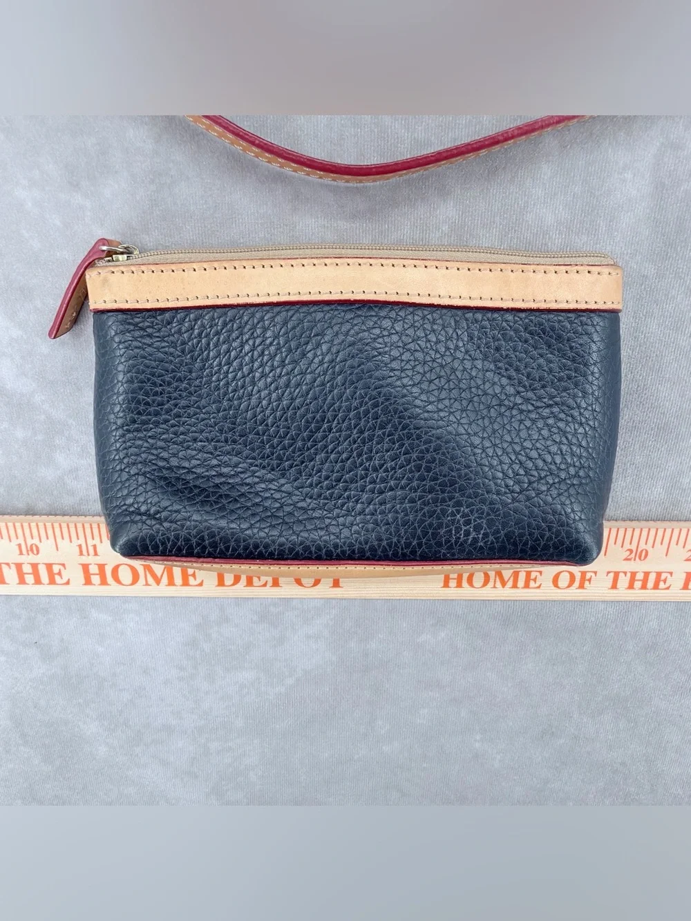 Dooney & Bourke navy pebbled
